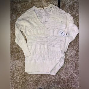 BRAND NEW WITH TAGS FREE PEOPLE OPEN KNIT OVERSIZED TUNIC SWEATER